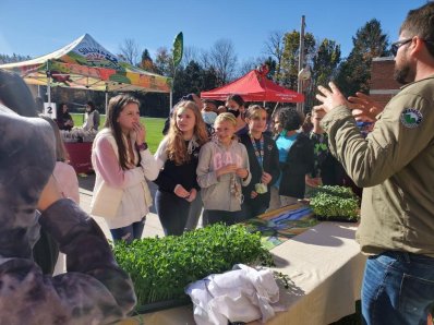 Farm to School is a nationwide effort to bring local food into school systems, with  a focus on from scratch cooking, and procurement from neighboring farms.